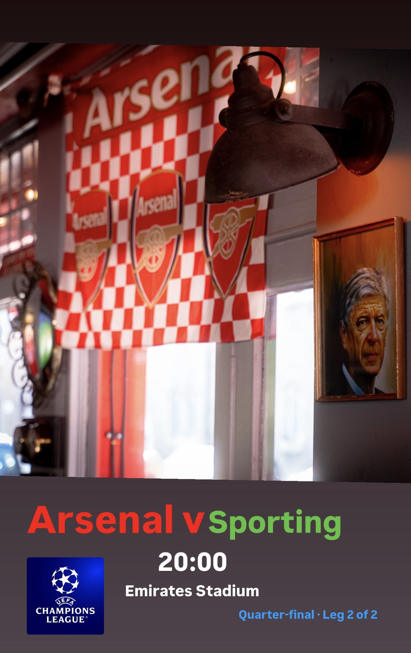Arsenal v Sportin Screening